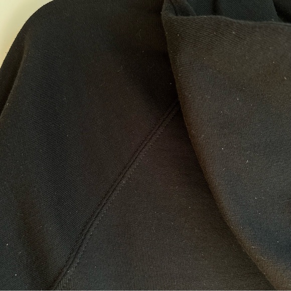 Women’s Small Champion Hoodie In Black With Silver Metallic Champion Word Logo - Picture 13 of 16